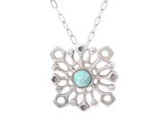 Smycken, COLLIER/BROSCH, sterlingsilver, i auktion: Lilla Smycken – Tisdag 24 mars