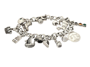 Smycken, ARMBAND, silver, i auktion: Allmänna – Tisdag 31 mars