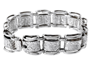Smycken, ARMBAND, silver, i auktion: Allmänna – Tisdag 12 maj