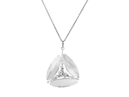 Smycken - HÄNGE MED KEDJA, sterlingsilver - View 1