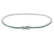 Smycken - TENNISARMBAND, 18K vitguld - View 2