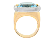 Smycken - RING, 18K guld/vitguld - View 2