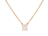 Smycken, ENSTENSCOLLIER, 18K guld, i auktion: Klassiska – Lördag 25 april