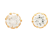 Smycken, ENSTENSÖRHÄNGEN, 18K guld, i auktion: Klassiska – Lördag 21 mars