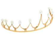 Smycken, DIADEM, förgyllt silver, i auktion: Lilla Smycken – Tisdag 24 mars