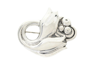 Smycken, GEORG JENSEN, brosch, i auktion: Lilla Smycken – Tisdag 24 mars