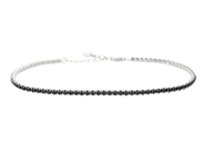Smycken, TENNISARMBAND, sterlingsilver, i auktion: Allmänna – Tisdag 23 juni