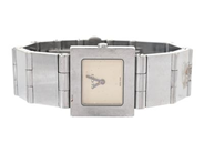 GUCCI, damur, 25 x 23 mm, Serie nr. 0013268, Boett nr. 600J, stål, quartz, safirglas, skadad urtavla, integrerad originallänk, viklås, längd ca 165 mm,  ca 2000.