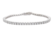 Smycken - TENNISARMBAND, 18K vitguld - View 1