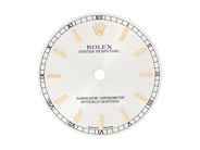 Klocktillbehör, URTAVLA, till Rolex Oyster Perpetual (Swiss Made), i auktion: Lilla Klockor – Torsdag 2 april