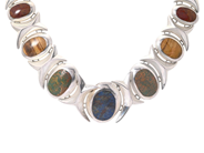 Smycken, COLLIER, sterlingsilver, i auktion: Allmänna – Tisdag 12 maj
