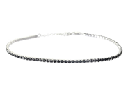 Smycken, TENNISARMBAND, sterlingsilver, i auktion: Allmänna – Tisdag 26 maj