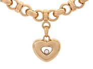 Smycken - CHOPARD, armband med 4 berlocker - View 7