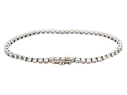Smycken - TENNISARMBAND, 18K vitguld - View 2