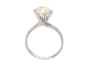 Smycken - ENSTENSRING, 18K vitguld - View 2