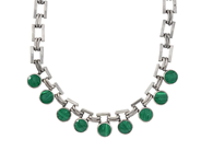 Smycken, COLLIER, sterlingsilver, i auktion: Allmänna – Tisdag 12 maj