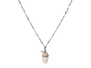 Smycken - COLLIER, silver/14K guld - View 3