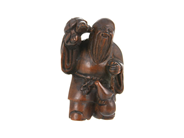 Kuriosa - NETSUKE, snidat trä - View 1