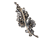 Smycken - BROSCH, silver/14K guld - View 3