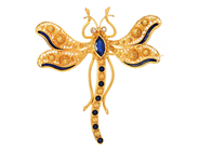 Smycken, BROSCH, Trollslända, i auktion: Smyckekvaliten – Lördag 13 juni