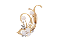 Smycken, BROSCH, 14K guld, i auktion: Klassiska – Lördag 25 april