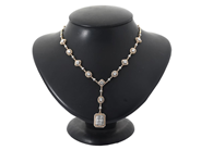 Smycken - COLLIER, 14K guld/vitguld - View 2