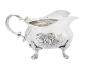Silver, MJÖLKKANNA, sterlingsilver, i auktion: Klassiska – Lördag 25 april