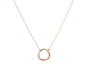 Smycken - COLLIER, 18K guld/vitguld/roseguld med ankarlänk längd 42-44 cm - View 1