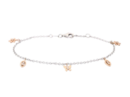 Smycken - ARMBAND, 18K vitguld och roséguld - View 1