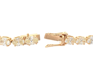 Smycken - TENNISARMBAND, 18K guld - View 3