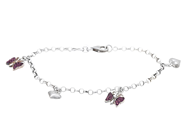 Smycken, ARMBAND, sterlingsilver, i auktion: Allmänna – Tisdag 28 juli