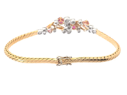 Smycken - ARMBAND, 18K guld/vitguld - View 2