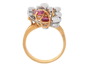 Smycken - RING, 18K guld/vitguld - View 2