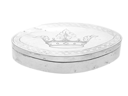 Silver, SPETSDOSA, silver, i auktion: Lilla Smycken – Tisdag 21 april