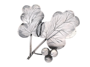 Smycken - BROSCH, silver - View 1