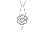 Smycken - COLLIER/BROSCH, guld/platina - View 2