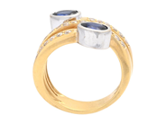 Smycken - RING, 18K guld/vitguld - View 2