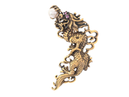 Smycken, BROSCH, förgyllt sterlingsilver, i auktion: Lilla Smycken – Tisdag 5 maj