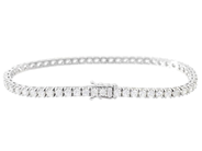 Smycken - TENNISARMBAND, 18K guld - View 2