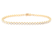 Smycken - TENNISARMBAND, 18K vitguld - View 1