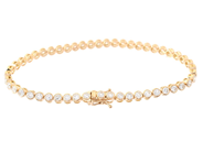 Smycken - TENNISARMBAND, 18K vitguld - View 2