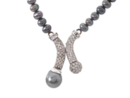 Smycken - COLLIER, 14K vitguld - View 1
