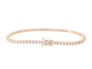 Smycken - TENNISARMBAND, 18K guld - View 2