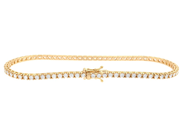 Smycken - TENNISARMBAND, 18K guld - View 2