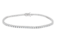 Smycken - TENNISARMBAND, 18K vitguld - View 1