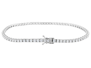 Smycken - TENNISARMBAND, 18K vitguld - View 2