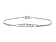 Smycken - ARMBAND, 18K vitguld - View 1
