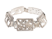 Smycken, ARMBAND, sterlingsilver, i auktion: Allmänna – Tisdag 7 juli
