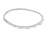 Smycken - COLLIER, 18K vitguld - View 4