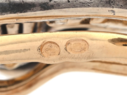 Smycken - BROSCH, silver/18K guld - View 5